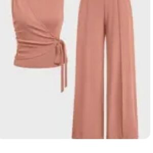 Elegant Women's Jumpsuit in Coral